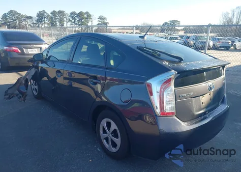 2013 Toyota Prius Three from USA, damaged, VIN JTDKN3DU6D1625902
